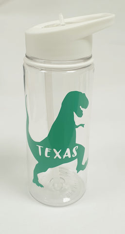 Personalised 550ml T-Rex Dinosaur Children's tritan Water Bottle