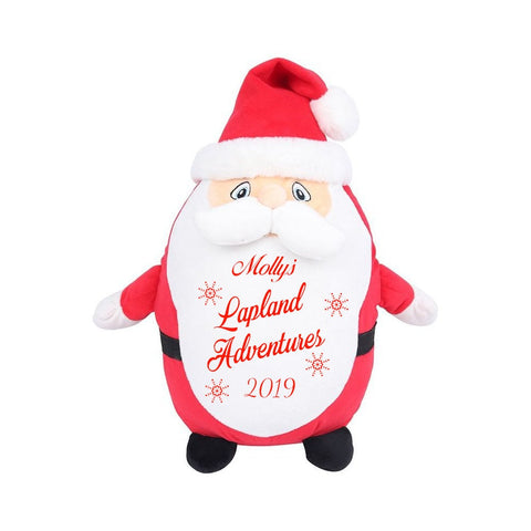 Personalised Father Christmas Snowman Reindeer soft toy