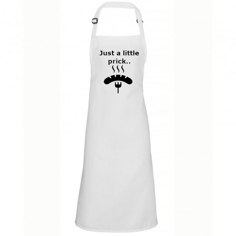 Funny Apron For Men Just A Little Prick BBQ Present Gift