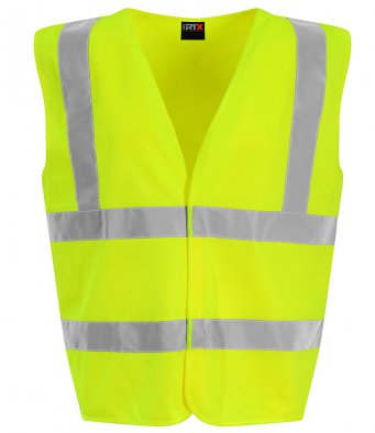 Adults Personalised High Viz Safety Vest one