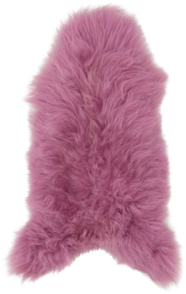 Pink Icelandic Single Sheepskin Rug
