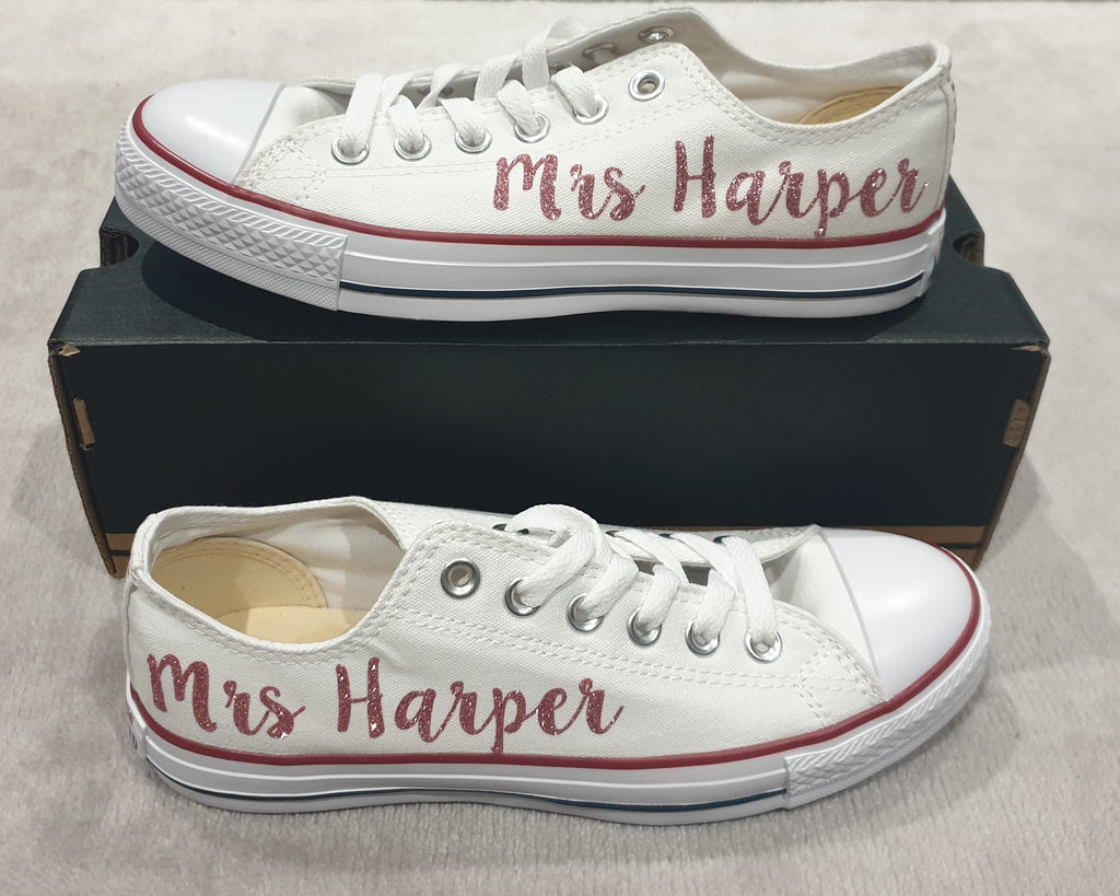 Personalised Converse Shoes Bee Boutique UK