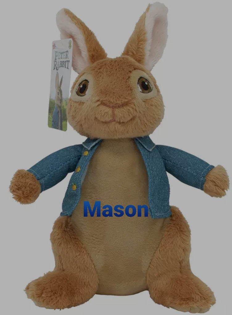 Personalised peter rabbit sales teddy