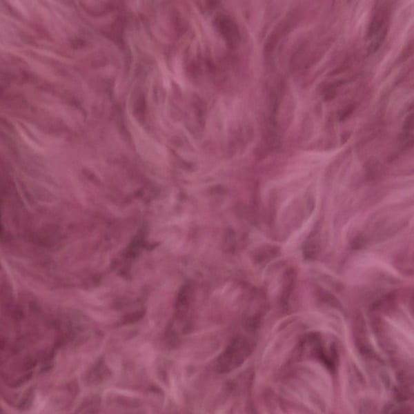 Pink Icelandic Single Sheepskin Rug