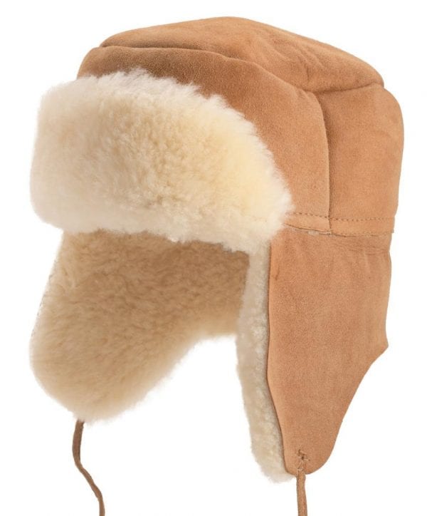 Luxury Unisex Sheepskin Trapper Hat