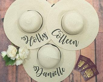 Personalised sun hotsell hat uk