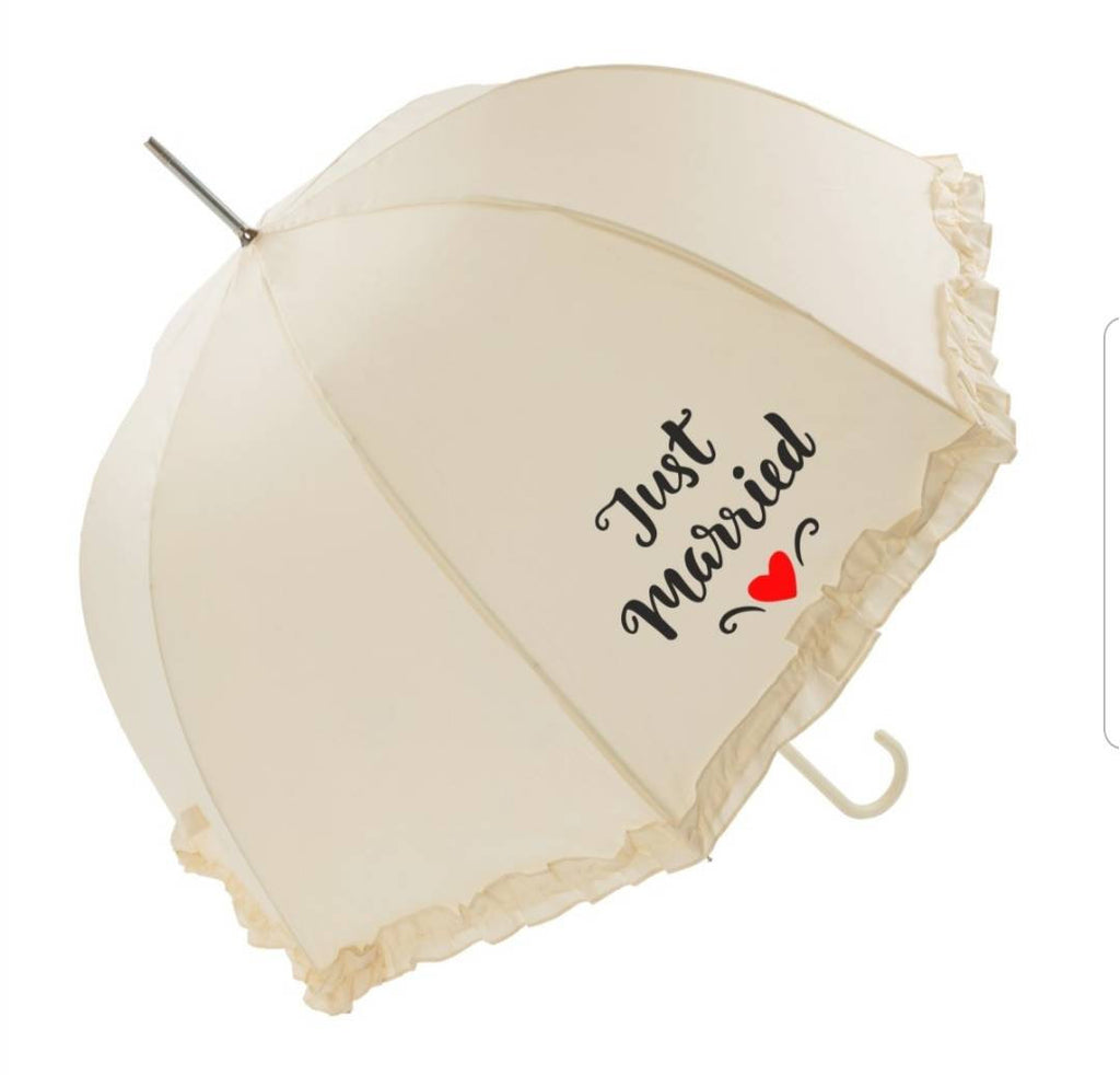 Just married umbrella shop uk