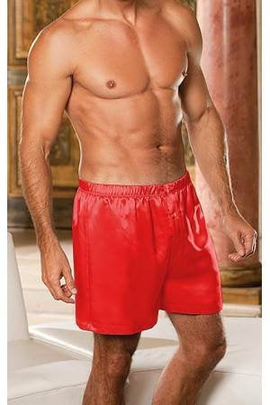 Custom made satin boxer shorts